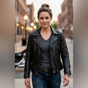 Unik LEATHER  Jacket WMNS Large